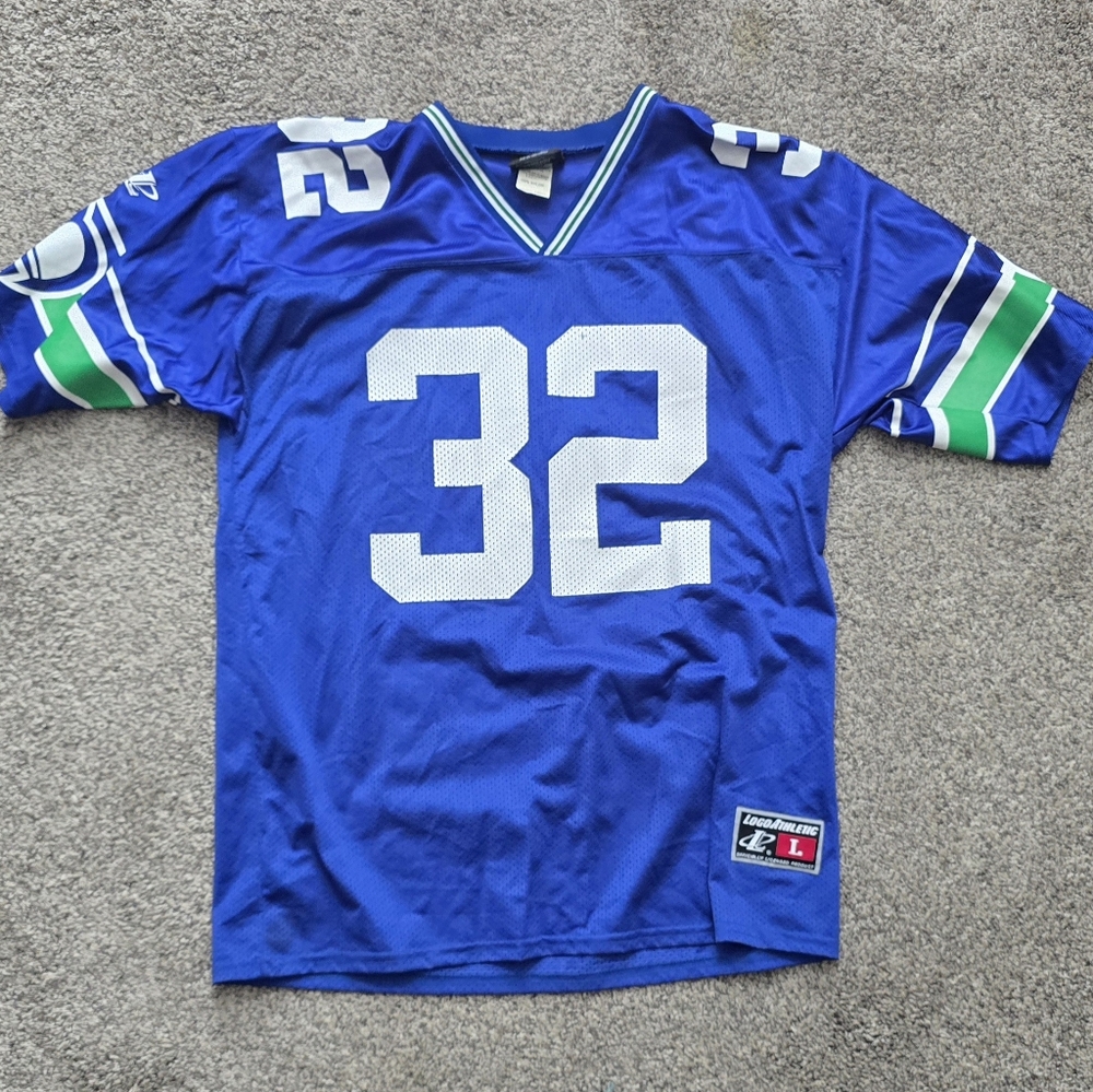 Vintage LogoAthletic Rickey Watters Seattle Seahawks Jersey #32